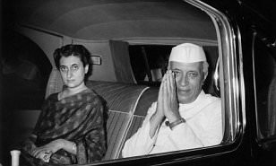 Nehru With Indira