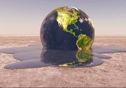पृथ्वी एक तपता हुआ गोला